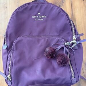 Kate Spade Purple Backpack